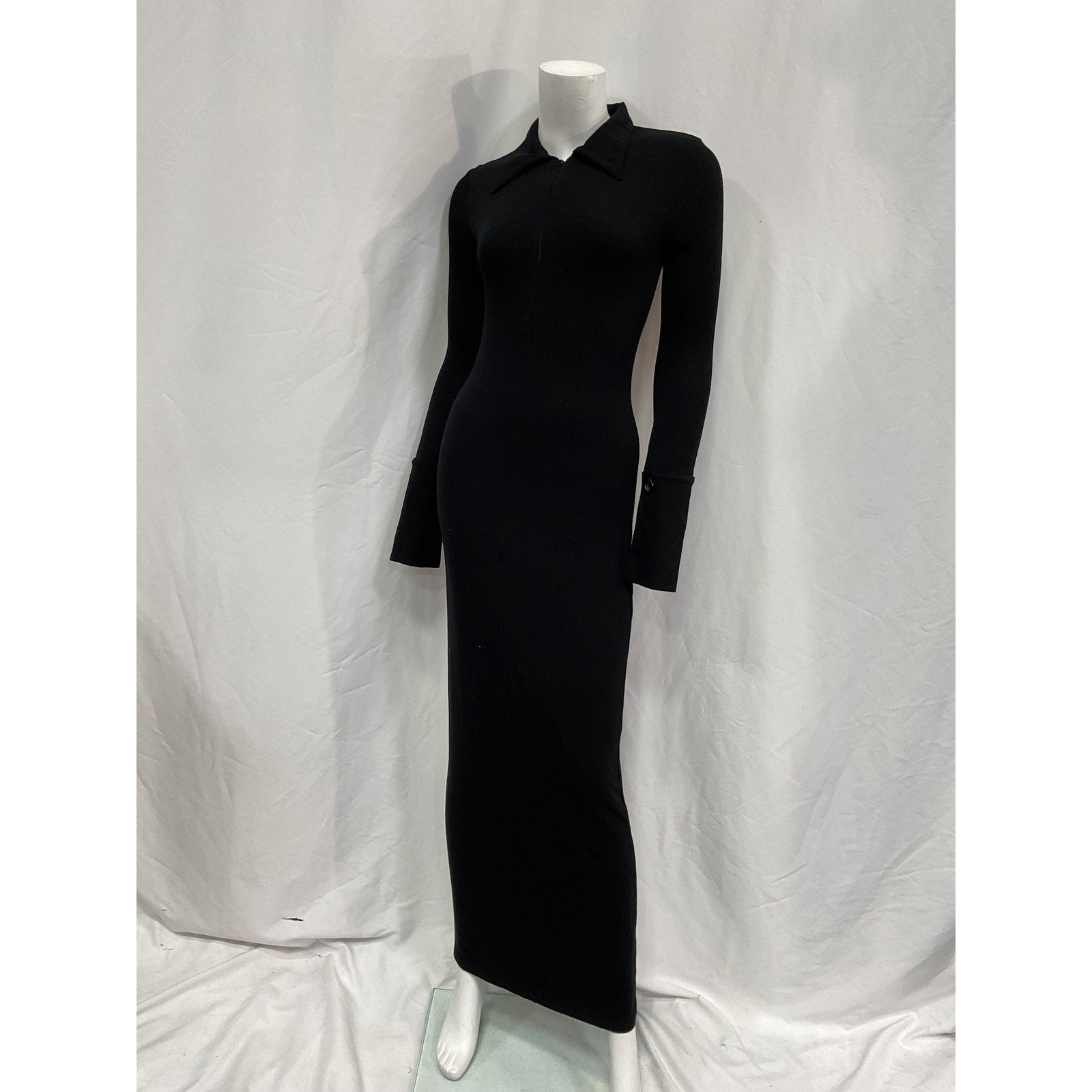 The Line By K 'Candela' Black Rayon Maxi Dress Size S