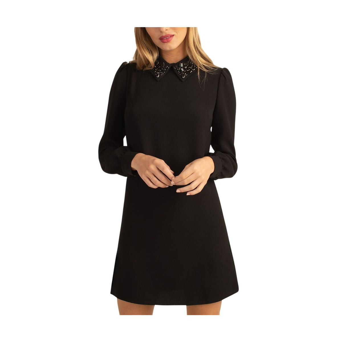 Trina Turk Embellished Black Gaudin Dress Size 2