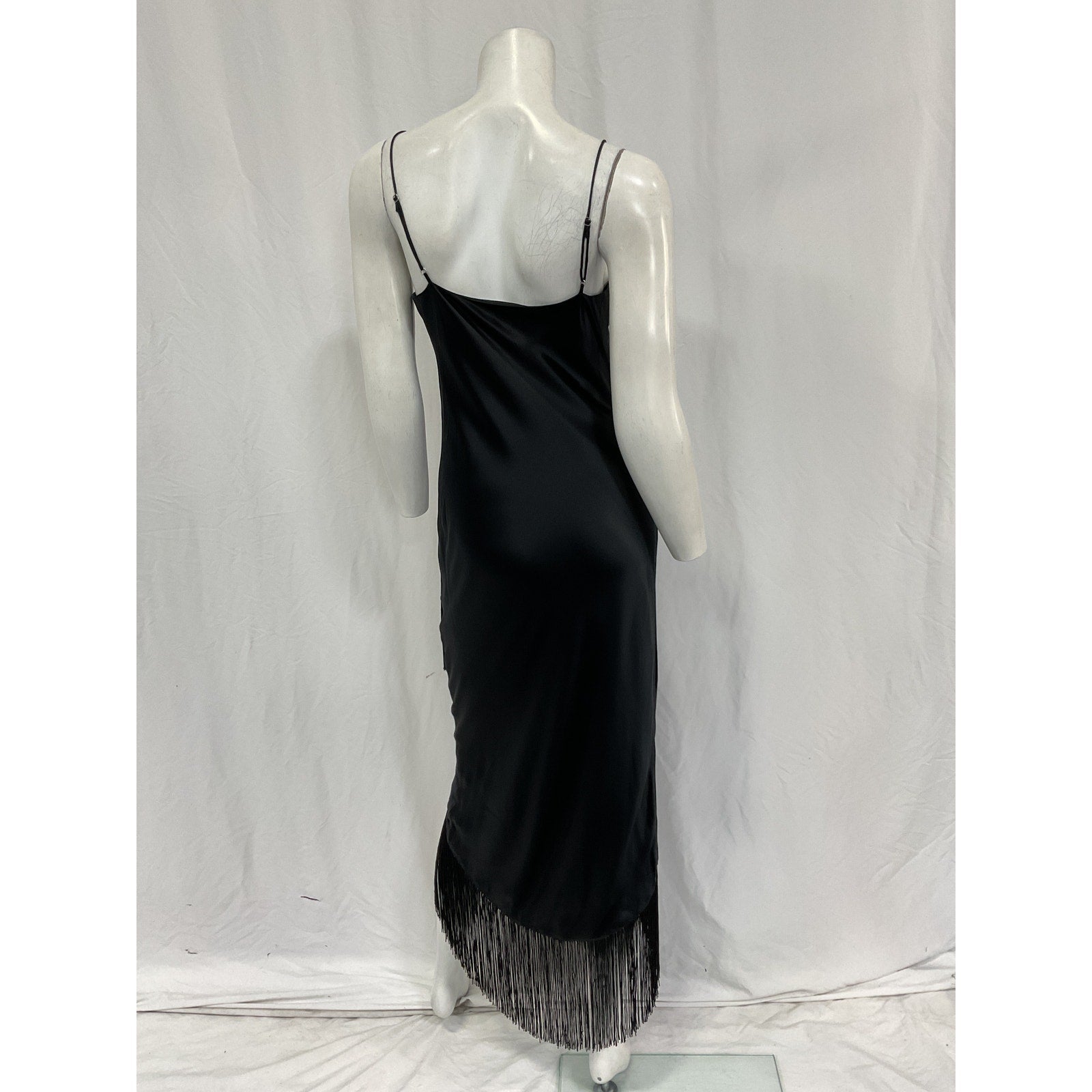 Cami Nyc 'Dennis' Black Silk Fringe Dress Size XS