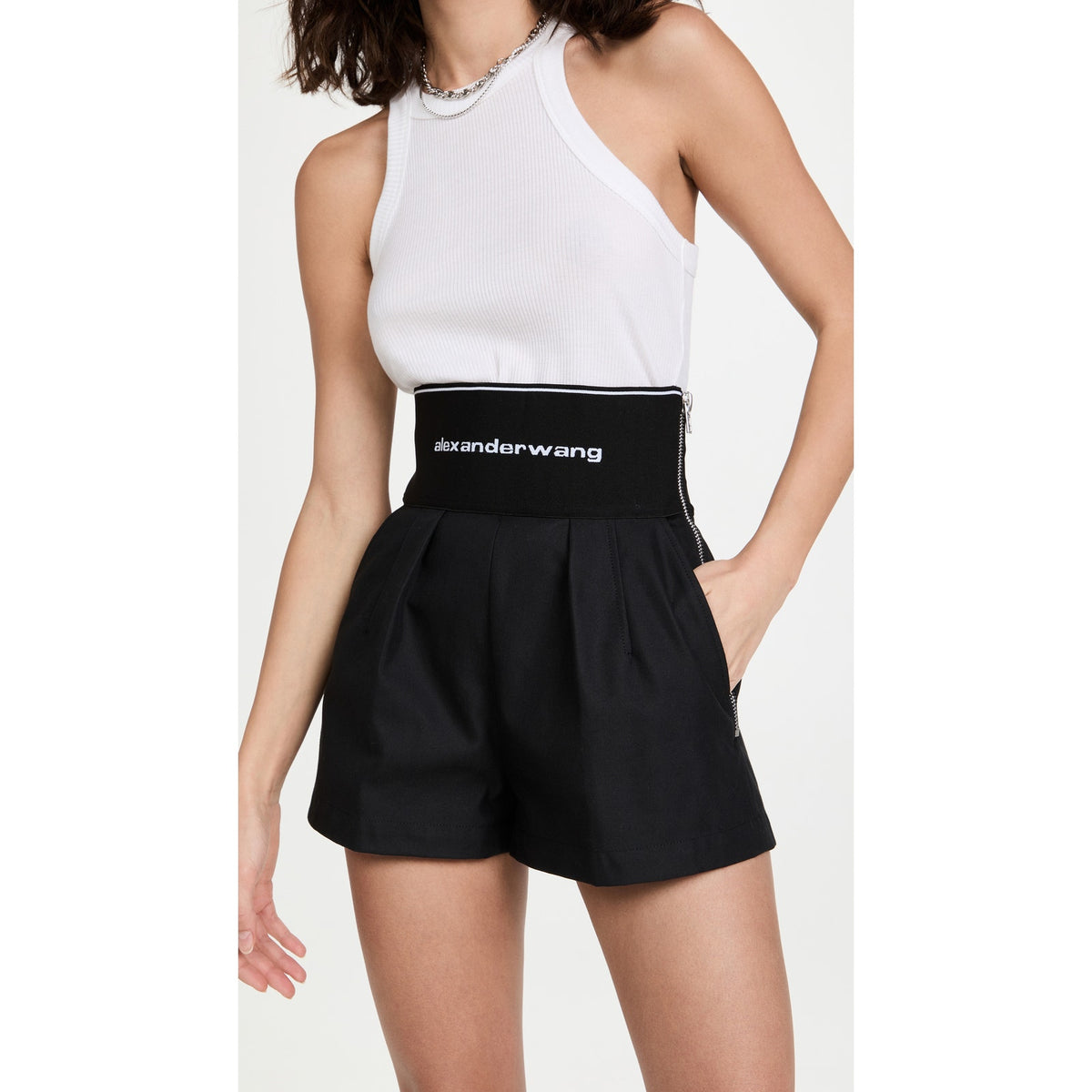 Alexander Wang 'Safari' Black Shorts Size 0