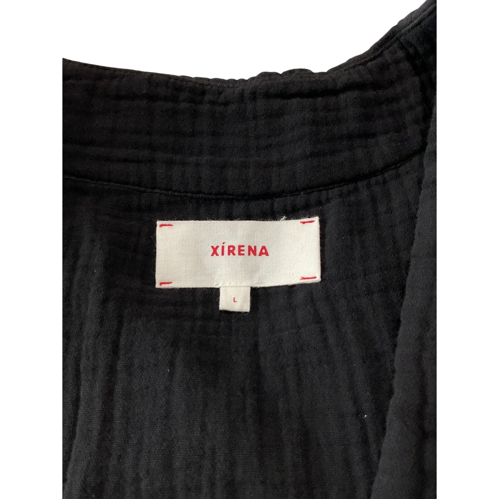 Xirena 'Avery' Black Cotton Top Size L