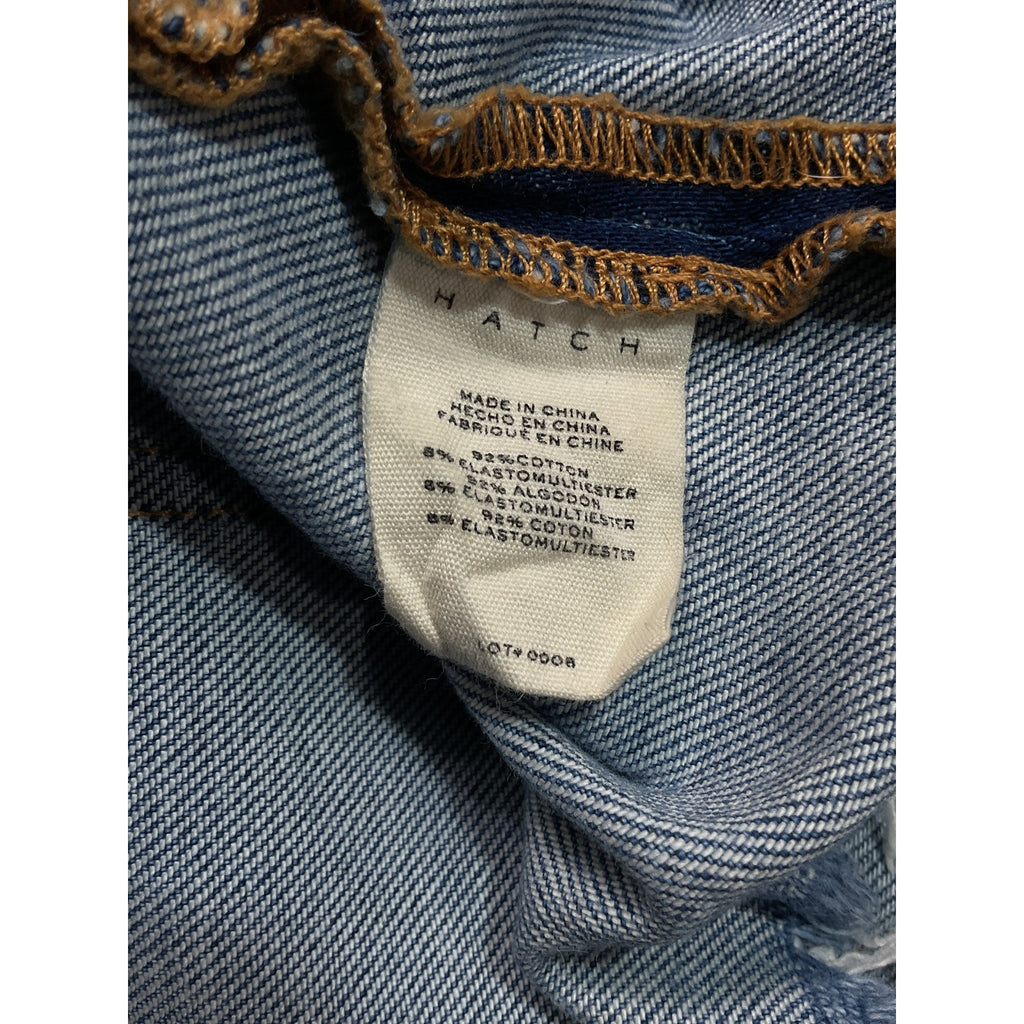 Hatch 'The Cut' Blue Off Maternity Short Size 32
