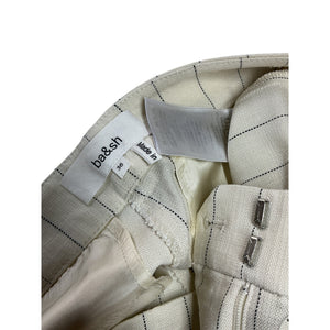 Ba&Sh Striped Ivory Elouan Pants Size 36 EU / 4 US