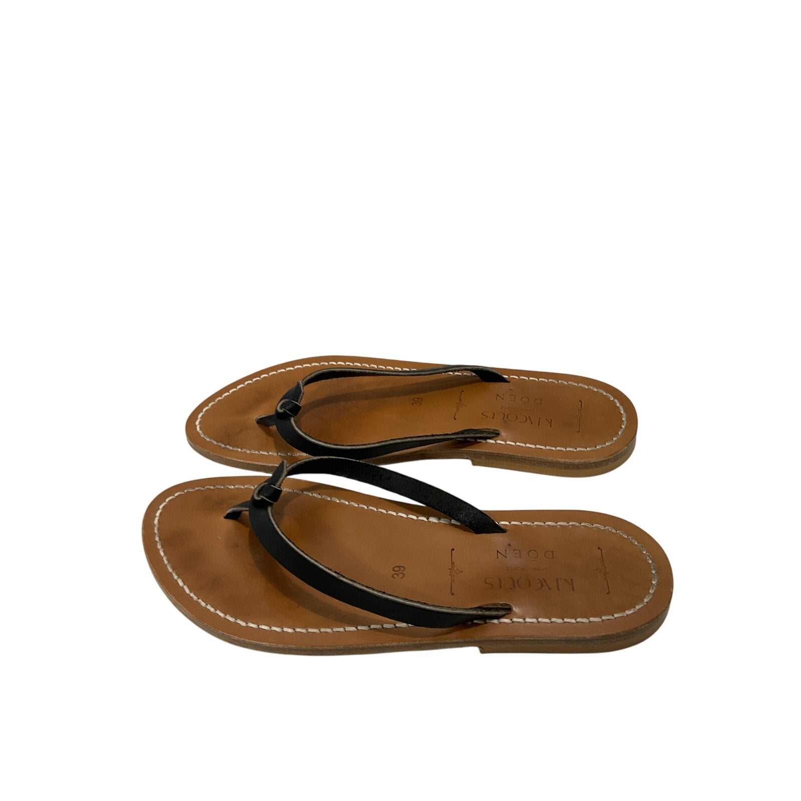 Dôen 'Baie' Black Sandal Size 9