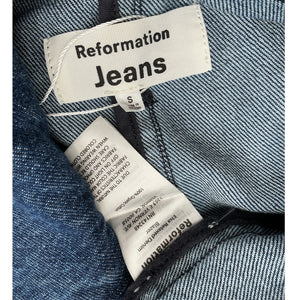 Reformation Relaxed Blue Elsa Blazer Size S