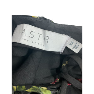 Astr The Label Burnout Black Multi Gaia Dress Size XS