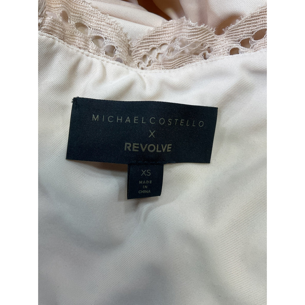 Michael Costello x Revolve 'Stephanie' Beige Skirt Size XS