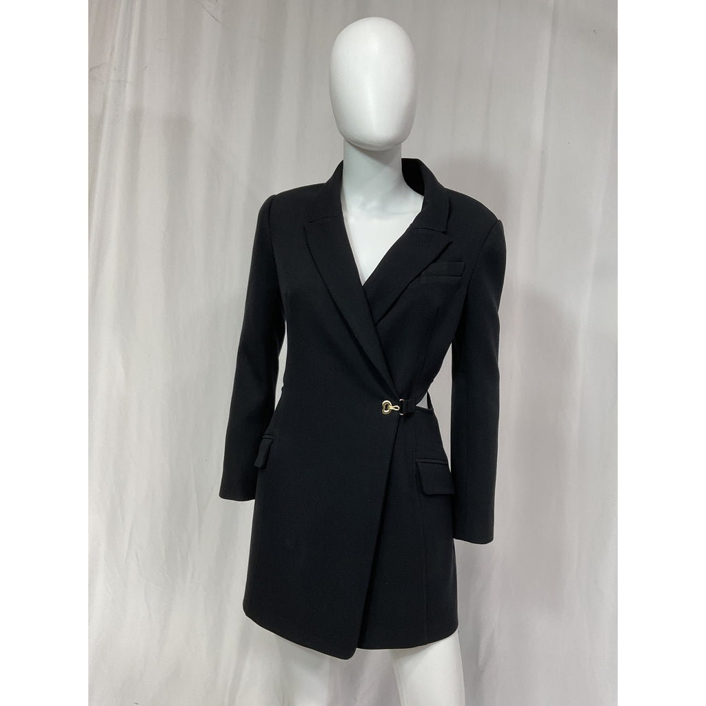 Simkhai 'Jayda' Black Structured Blazer Dress Size 2