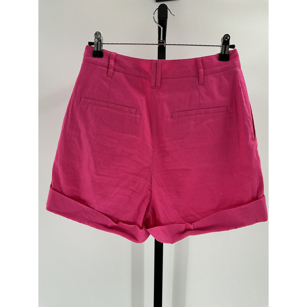Rag & Bone 'Ivy' Pink Linen Shorts Size 2