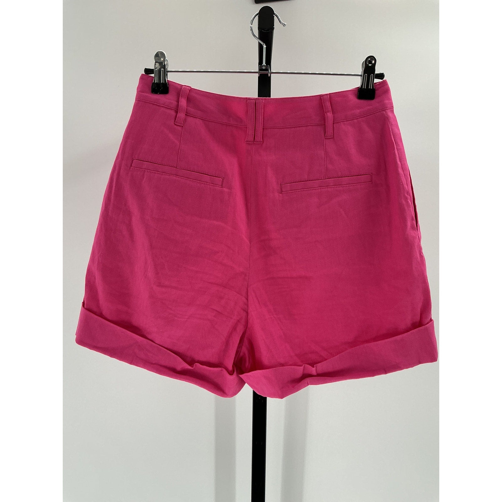 Rag & Bone 'Ivy' Pink Linen Shorts Size 2