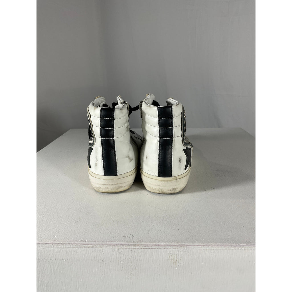 Golden Goose White Slide Sneakers Size 8