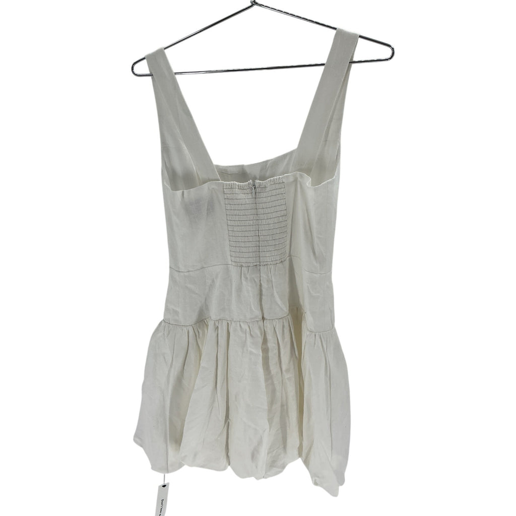 Reformation 'Delia' White Linen Dress Size 4