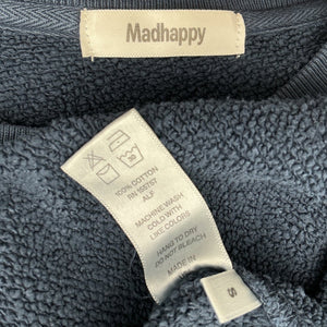 Madhappy Graphic Blue Local Optimist Crewneck Sweatshirt Size S