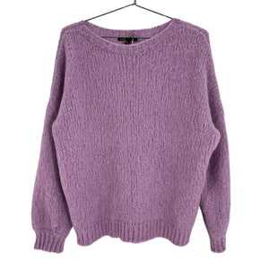 Maje Cozy Lilac Crewneck Sweater Size 1