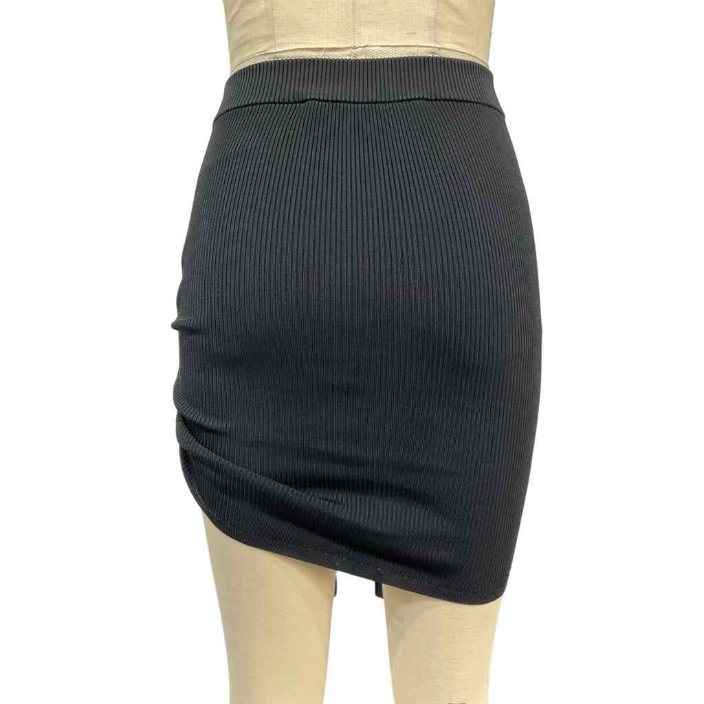 Iro 'Avyla' Black Viscose Skirt Size S