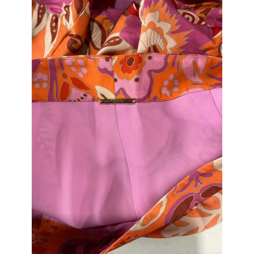 Alexis 'Flore' Orange Viscose Short Size S
