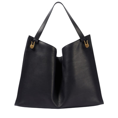 The Row Leather Black Alexia Tote Bag