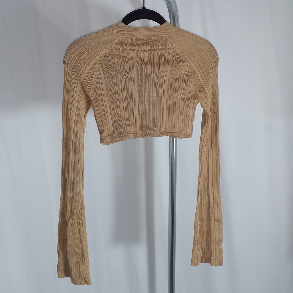 Michael Costello x Revolve 'Kadri' Tan Top Size S