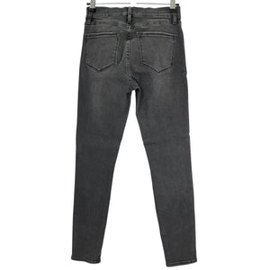 Frame Stretch Black Le High Ankle Skinny Denim Jeans Size 25