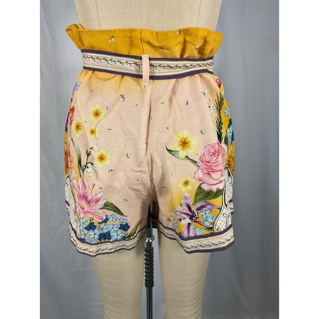 Agua Bendita 'Adisson' Pink Viscose Short Size M