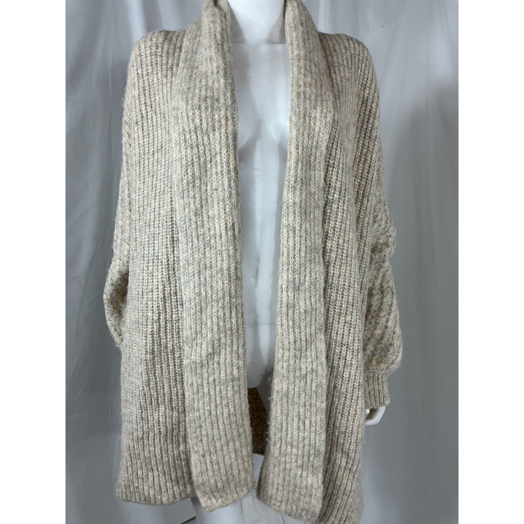 Tularosa 'Nalla' White Acrylic Cardigan Size S