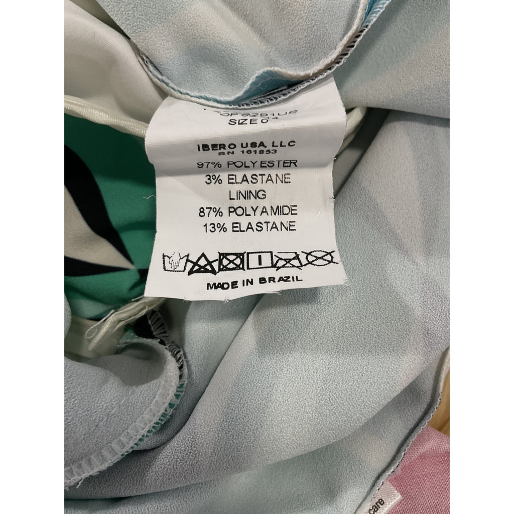 Patbo 'Twist' Blue One Shoulder Mini Dress Size 0