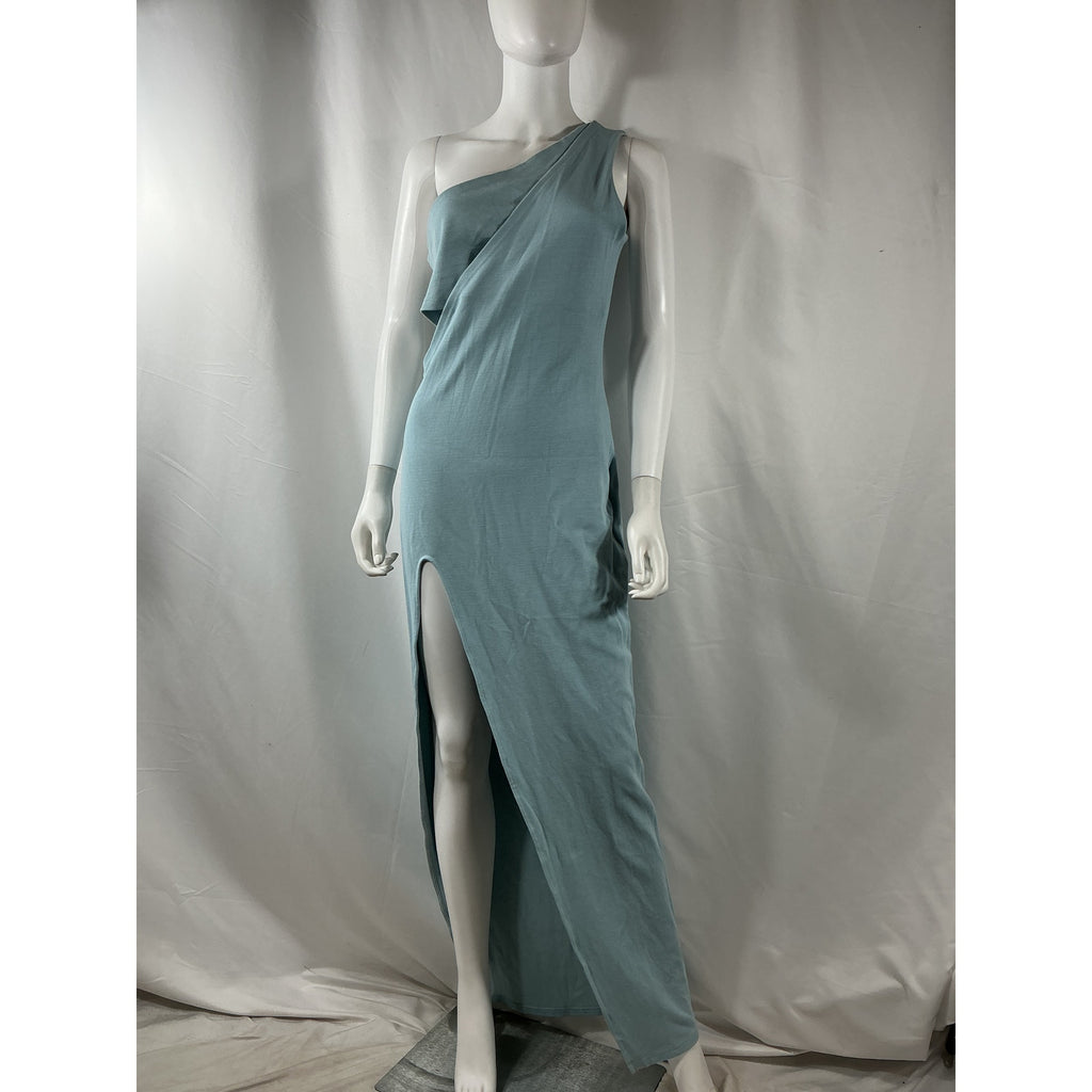 Atoir X Revolve 'Time Stands Still' Blue Rayon Dress Size L