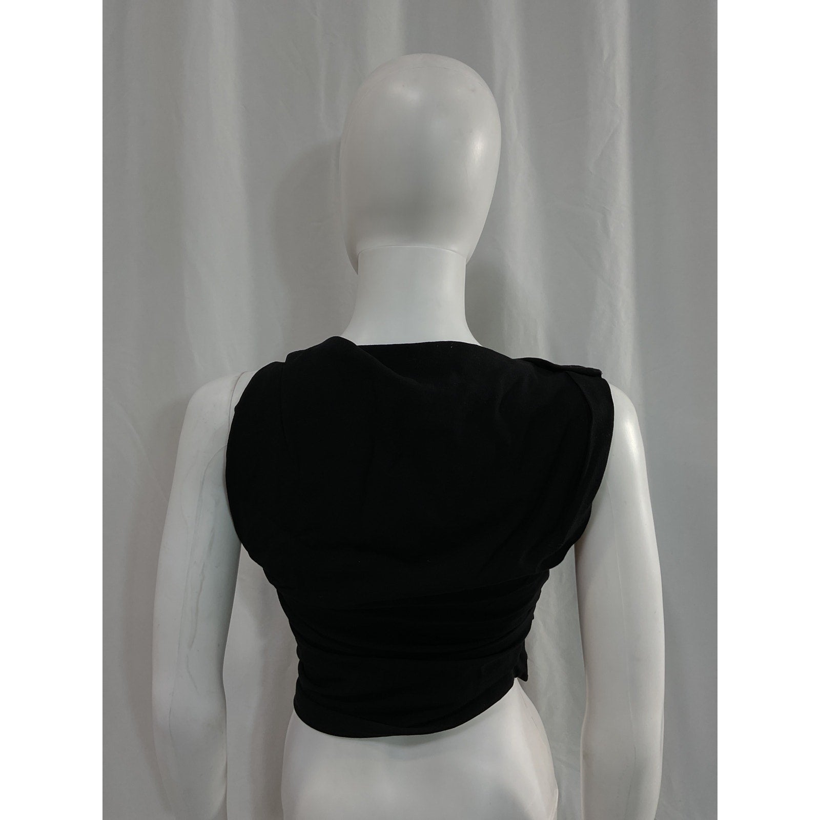 Acne Studios 'Knotted' Black Shoulder Top Size 32