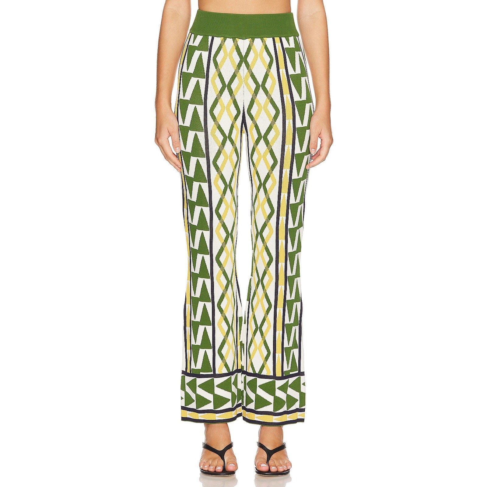 Misa Los Angeles 'Rialta' Green Viscose Pants Size M - NWT