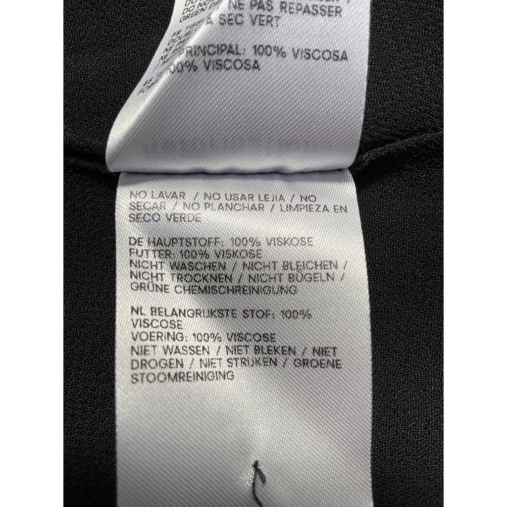 Reformation 'Citrus' Black Viscose Dress Size 10