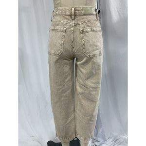 Pistola 'Turner' Tan Ankle Straight Leg Denim Jeans Size 24
