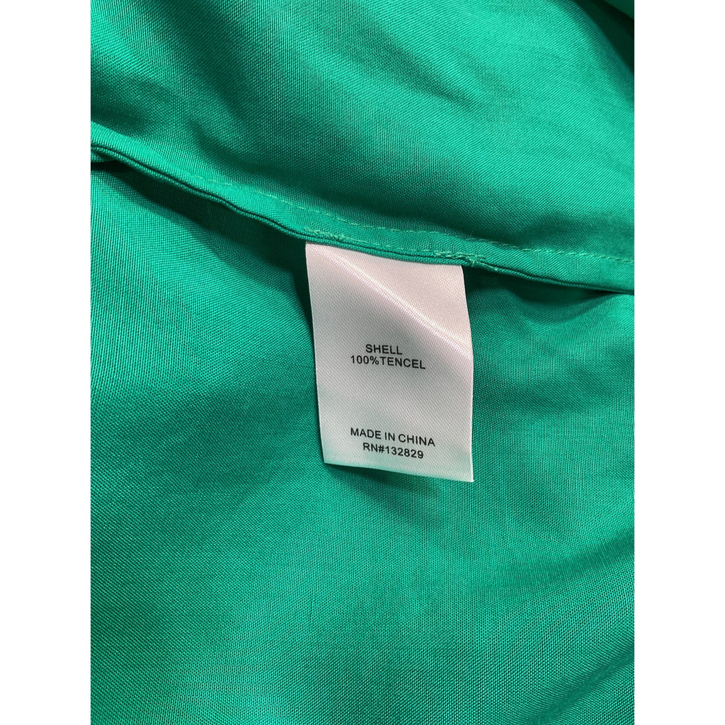 L'Academie 'The Lorriana' Green Tencel Mini Dress Size S
