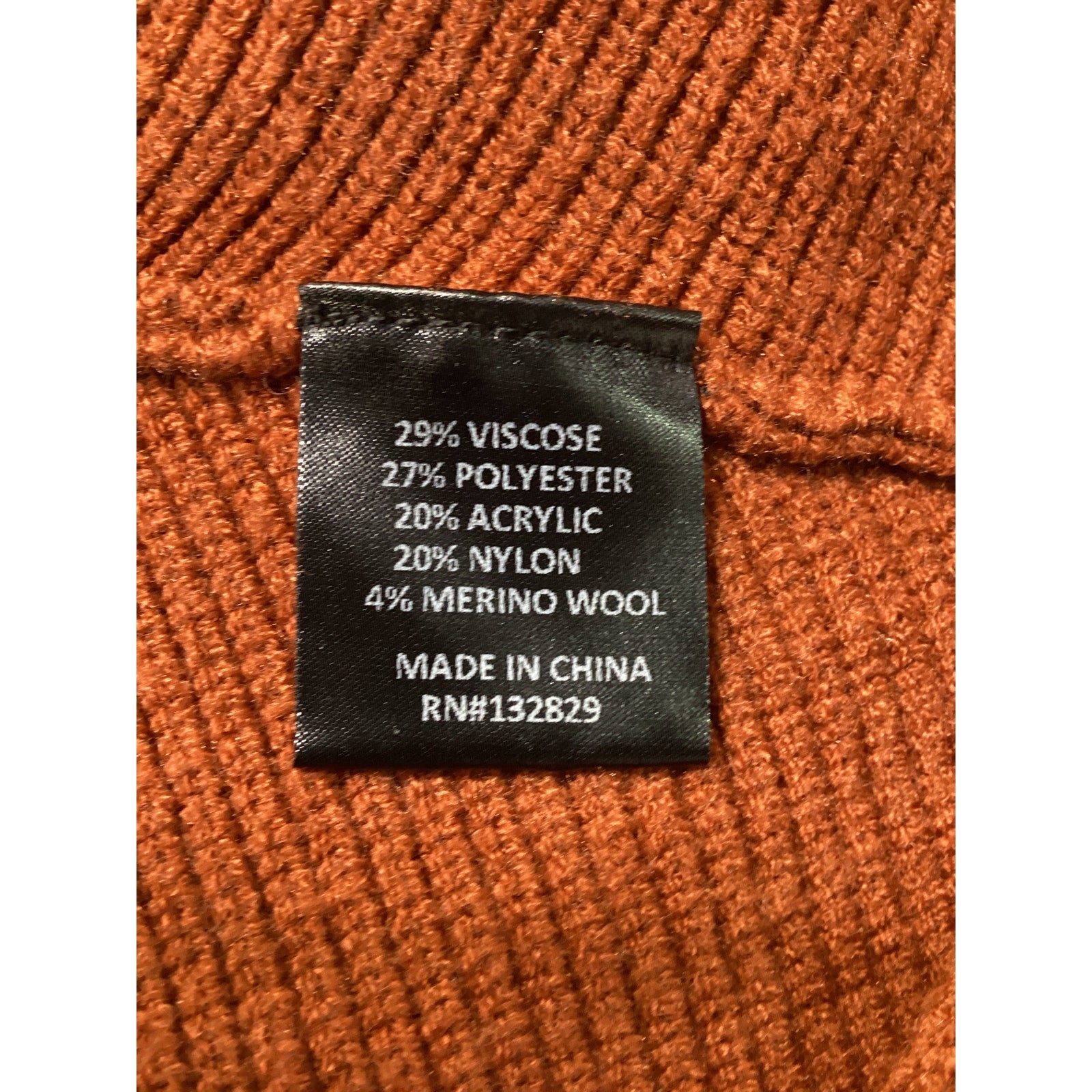 House Of Harlow 1960 'Winifred' Orange Off Shoulder Dolman Sleeve Wide Neck Sweater Size XS