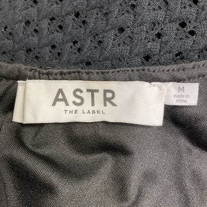 Astr The Label Bustier Black Jaida Midi Dress Size M