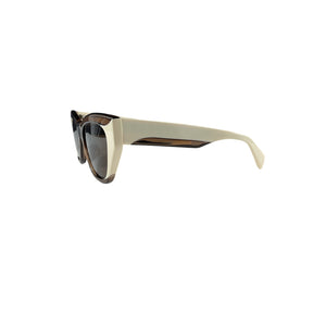 Rachel Comey Sleek Brown Bone Ayres Sunglasses