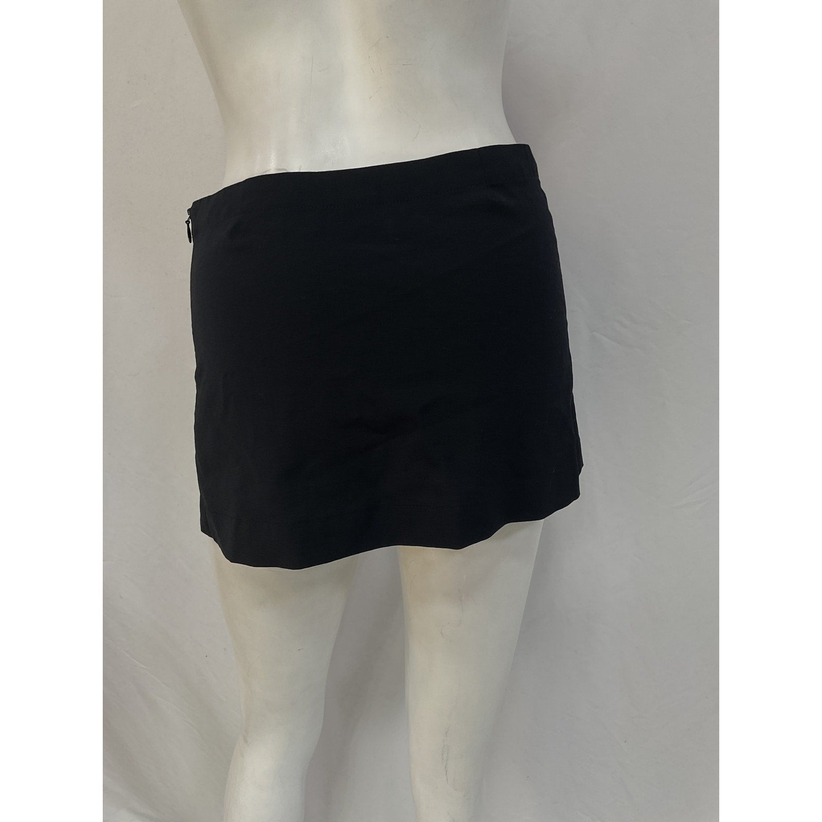 Miaou 'Micro' Black Crepe Mini Skirt Size XS