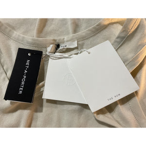 The Row 'Glaura' White Cotton Ribbed Cotton-Jersey Tank Top Size M - NWT