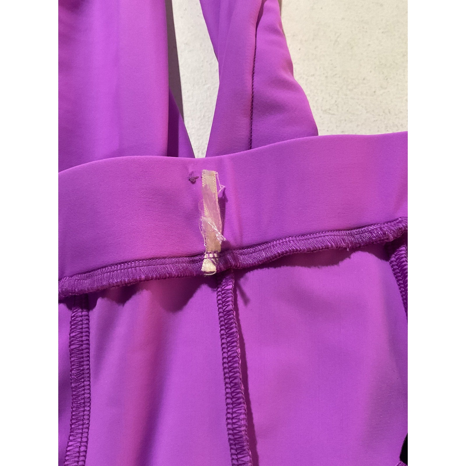 Alex Perry 'Carlin' Purple Stirrup Leggings Size 0