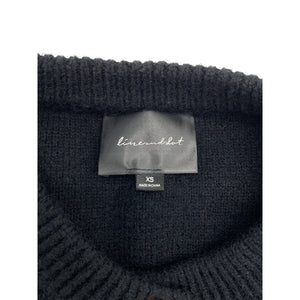 Line & Dot Boucle Black Khloe Cardigan Size XS