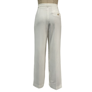 The Frankie Shop Tailored Cream Isla Trousers Size L