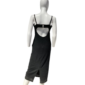 Astr The Label Bustier Black Jaida Midi Dress Size M