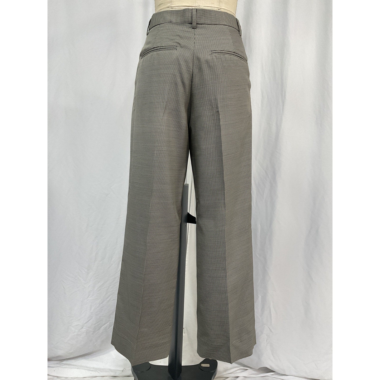 Anine Bing 'Carrie' Black Wool Pant Size 4