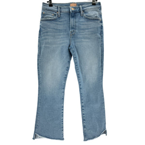 Mother Frayed Blue Lil Insider Denim Jeans Size 29