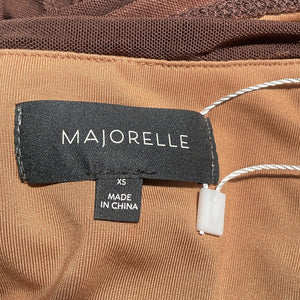 Majorelle Chic Brown Charlize Halter Top Size XS