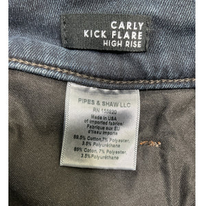 Veronica Beard Classic Dark Ink Carly Kick-Flare Denim Jeans Size 27