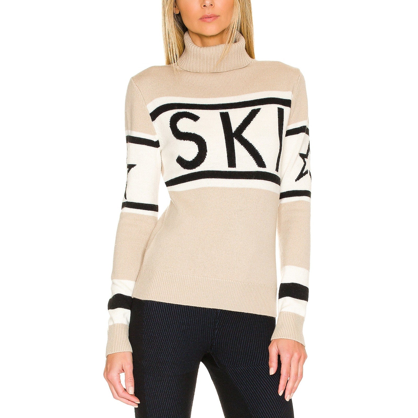 Perfect Moment 'Schild' Beige Merino Wool Sweater Size S