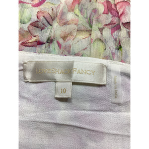 LoveShackFancy Floral Sweet Kisses Rhodes Skirt Size 10