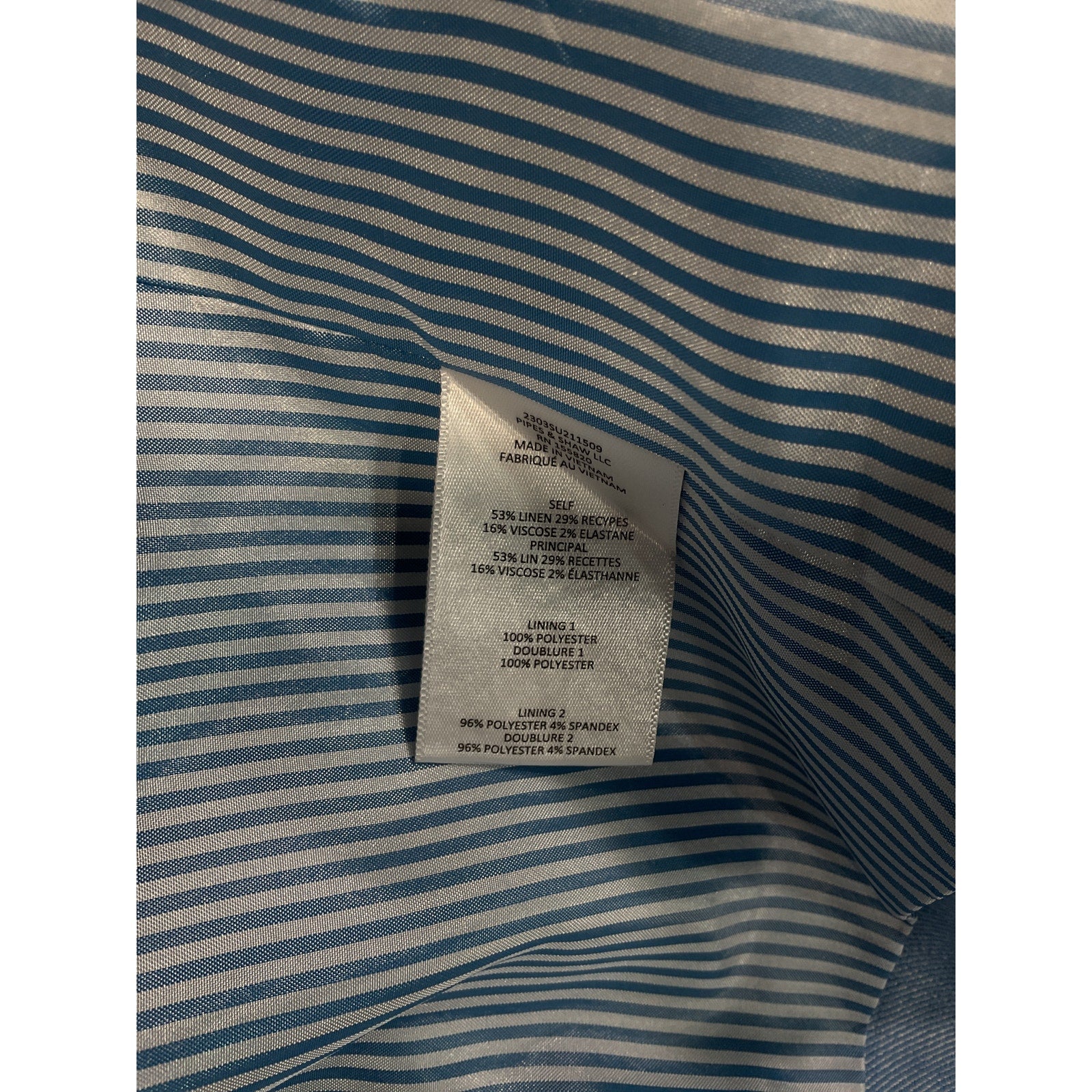 Veronica Beard 'Diego' Blue Dickey Jacket Size 4