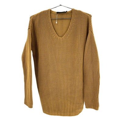 Jenni Kayne Chunky Gold Cabin Sweater Size XS