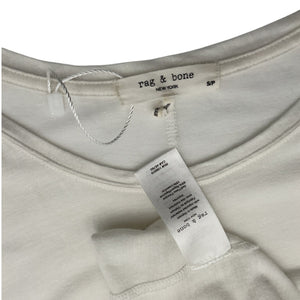 Rag & Bone Classic White Micheal T-Shirt Size S / P